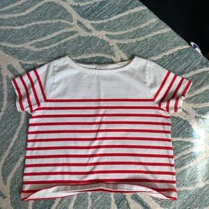 Madewell Cropped Short Sleeve Tee 100% Cotton Sz XXS